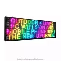 Letrero LED WiFi USB Desplazable Muenled P10 con Clasificación IP65, Brillo de 5000cd, Pantalla Digital Interior/Exterior, Tablero de Mensajes Programable