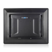 Moniteur industriel à lunette extrêmement mince de 3mm 10.1 "10.4" 11.6 "12" 17 "21.5" Panneau d'écran tactile LCD Vesa Kiosk de style intégré