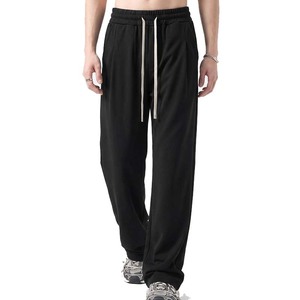Pantalons décontractés pour hommes avec logo personnalisé |   <span class=keywords><strong>Pantalon</strong></span> droit épais et robuste |   Usine de fabrication de pantalons de travail de bureau OEM ODM en gros - Product Image 3