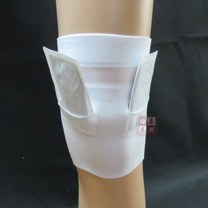 Manchon de protection pour genou en coton élastique, couleur unie, protection thermique pour le soutien des articulations - Product Image 3