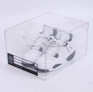 Contenedor transparente <span class=keywords><strong>tienda</strong></span> claro cajas de zapatos de zapatillas de deporte caja con tapa - Product Image 1
