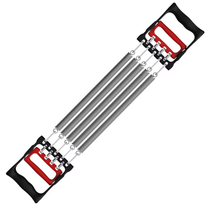 Venta al por mayor personalizado multifunción ajustable 5 uds plástico + resorte de acero resistencia gimnasio Fitness pecho expansor ejercitador de tracción - Product Image 1