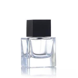 Tùy Chỉnh 30Ml <span class=keywords><strong>50Ml</strong></span> 100Ml Rỗng Hình Vuông Dày Thủy Tinh Mỹ Phẩm Người Đàn Ông Của Nước Hoa Bao Bì Phun Chai - Product Image 2