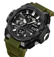 Jam Tangan SKMEI 2383 Multifungsi Pria Mewah Sport Digital LED Kronograf Ganda Alarm Tahan Air Edisi Terbatas