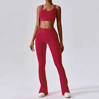 Ensembles de fitness pour la gym, vêtements de compression pour push-up et yoga, tenues de sport pour femmes, ensembles de yoga et fitness
