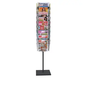 Rotierendes Magazin Display Rack 36 Taschen Broschüre Display Stand