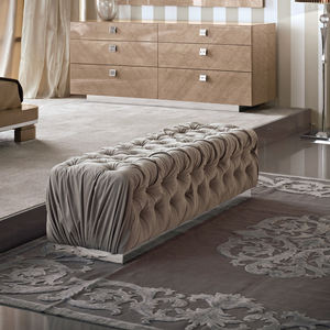 Tabouret <span class=keywords><strong>de</strong></span> chambre à coucher en tissu <span class=keywords><strong>de</strong></span> velours tufté <span class=keywords><strong>de</strong></span> luxe moderne banc d'extrémité <span class=keywords><strong>de</strong></span> <span class=keywords><strong>lit</strong></span> pour le salon meubles <span class=keywords><strong>de</strong></span> maison - Product Image 3