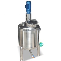 Cuve de réaction sous vide en acier inoxydable à fond émulsifiant pour le mélange de matières premières chimiques