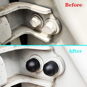 चीन के अखरोट में बने ek में 17 मिमी काले प्लास्टिक के अखरोट सुरक्षा बोल्ट सजावटी कवर कैप के लिए सजावटी कवर कैप - Product Image 3