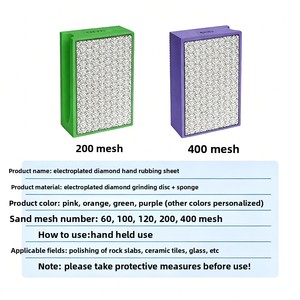 Tampons de <span class=keywords><strong>polissage</strong></span> manuels en diamant abrasif pour pierres et carreaux de haute dureté, pour le <span class=keywords><strong>polissage</strong></span> et le meulage des carreaux carrés - Product Image 4