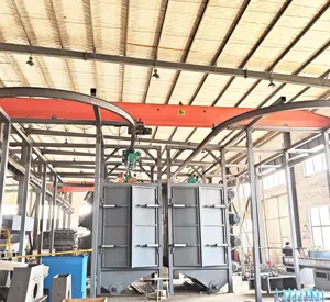 Hook type hanging spinner Shot Blasting spinner Machine China Supplier/Hook shot blast equipment/Hanger shot blast machine