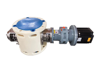 Vanne rotative sanitaire à commande électrique haute température, prix d'usine, OEM pour dépoussiéreur, silo, déchargeur