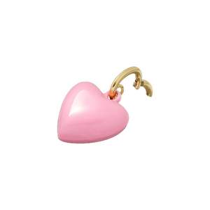 Collana Trendy con Cuore Rosso Effetto Goccia d'Olio, Certificazione CE Nohs, Ciondolo a Forma di Cuore, Gioielli per Coppie, Ciondoli alla Moda - Product Image 5