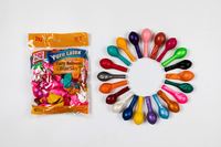 Ballons en latex métallisé de 1,5 g, 9 pouces, 1000 pièces par emballage, vente en gros, fournisseur direct d'usine en Chine, 2025
