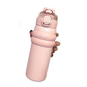 High Quality Double Drink Vacuum <b>Thermos</b> Stainless Steel High Color Value LargeWater Cup Straw Portable for Traveling Women's - Product Image 5