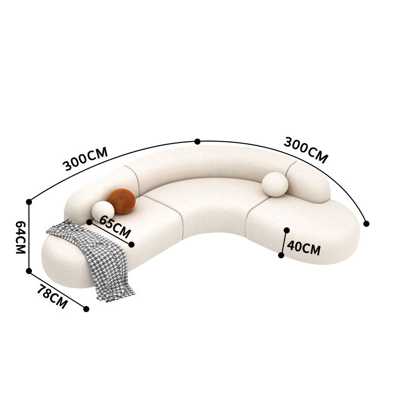 Canapé d'angle de longueur égale [300300]