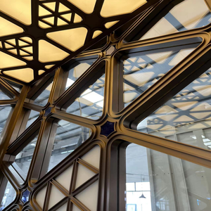 Hiện đại nghệ thuật theo chủ đề phòng Divider hot-bán thép không gỉ Màn hình phân vùng cho khách sạn 5 sao kim loại Thủ công mỹ nghệ kỹ thuật - Product Image 1