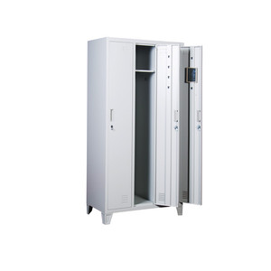 Armoire métallique de style casier pour salle de sport et école, avec 3 portes, mobilier de bureau moderne, armoire de classement pour hommes, 7 jours, 0,6 mm - Product Image 6