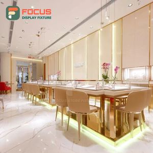 Sistema de Exhibición de Joyería Minimalista, Vitrina para Espacio de Boutique con Superficie Pulida - Product Image 5