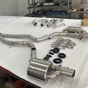 High Performance Full Exhaust System Kit for Benz E63S W213 4.0T Electric Valve Muffler Exhaust Pipe - Product Image 1