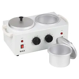 Temperatuurregeling Twee potten wax verwarming pot Ontharingshars Paraffine Warmer heater Voor Ontharing machine