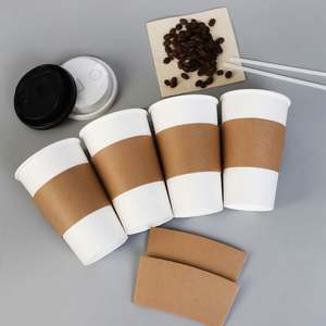 Funda de Papel Personalizada para Vasos de Café Desechables, Funda Resistente al Calor con Impresión - Product Image 5