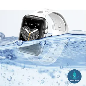 Geschikt Voor Iwatch7/8/6/5/4/Se Siliconen Horlogeband, Sportieve Iwatch8 Ultra Hartvormige Polsband