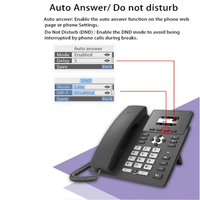 Einstiegs-HD-SIP-IP-Telefon mit PoE, Konferenzanrufen und sicherem TLS für Büro- und Hotelnutzung – kostengünstige VoIP-Lösung