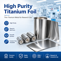 Feuille de titane poli GR1 GR2 ASTM B265 0,025-2 mm pour applications industrielles, laboratoires, médicales, chimiques, sur mesure OEM