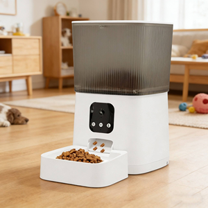 Distributeur automatique de nourriture pour animaux de compagnie avec écran LCD haute qualité, sans bourrages, pour tous les animaux - Product Image 1
