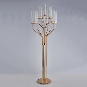 7臂婚礼蜡烛摆件餐桌装饰烛台装饰婚礼餐桌蜡烛摆件 - Product Image 6