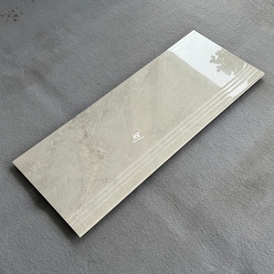 Azulejos de Porcelana Antideslizantes para <span class=keywords><strong>Escaleras</strong></span>, Estilo Contemporáneo, para Interiores, de 470x1200 mm, Color Gris, para <span class=keywords><strong>Escaleras</strong></span> de Villas, Económicos - Product Image 4