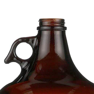 Décoration de la maison brassage 128oz 1 gallon jus de lait limoncelle eau <span class=keywords><strong>verre</strong></span> ambre fermentation 64oz bière growkers avec couvercle d'étanchéité - Product Image 6