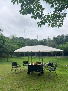 Toldo Portátil de 16m² de Cobertura, Fácil de Instalar, Plegable, para Camping, Playa, Picnic, Compatible con la Carreta Eléctrica ALVU - Product Image 6