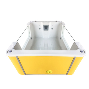 Baignoire de trempage carrée en acrylique autoportante au design moderne <span class=keywords><strong>Spa</strong></span> intérieur bon marché pour bain à remous pour bébé-pour salle de bain - Product Image 3