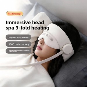 Casque de massage électrique automatique chauffant pour <span class=keywords><strong>la</strong></span> tête et les yeux, intégré et enveloppant - Product Image 2