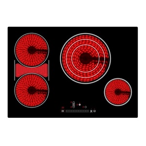 <span class=keywords><strong>Placa</strong></span> Calefactora Eléctrica Vitrocerámica de 4 Quemadores con Zona de Radiación Infrarroja Halógena - Product Image 4
