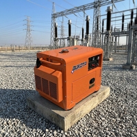 Générateur Diesel Insonorisé 3 5 8 10 Kw Refroidi par Air Alternateur en Cuivre Tension Stable AVR Groupe Électrogène Robuste Vente en Gros