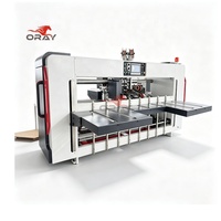 Máquina de Coser Cartón Semiautomática Oray 1200D de Gran Tamaño (2500mm) para Cartón Doble, Resistente, para Tablero de 7 Capas, 500