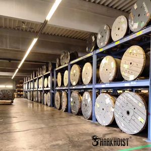 Fune di filo di acciaio resistente per macchinari di sollevamento diametro 15 mm squalo marca 6 serie 6 X 36WS - IWRC 1960 B SZ - Product Image 2