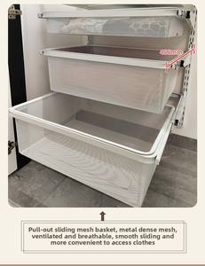 Muebles Modernos para el Hogar, Armario Abierto, Perchero de Pared, Materiales para Bricolaje, Estructura Metálica para Armario Empotrado en la Pared - Product Image 6