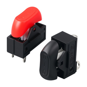 สวิตช์โยกสีแดงและสีดำ 3 ตำแหน่ง วัสดุทนไฟ PA66 สำหรับไดร์เป่าผม - Product Image 1