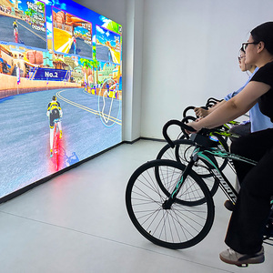 Bicicleta de Ejercicio Interactiva con <span class=keywords><strong>Avatar</strong></span> Virtual, Sensor de Movimiento en Tiempo Real, Máquina de Ciclismo para Interiores - Product Image 4