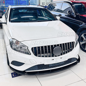 Front Bumper Lip Spoiler Diffuser <b>Splitters</b> Body Kit Aprons Cover Guard Trim for Mercedes-Benz A-Class W176 2013-2015 - Product Image 5