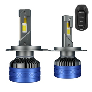 Ampoule de phare LED H11 K68 120 watts blanc et jaune avec télécommande et driver intégré pour voiture - Product Image 4