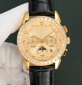 Reloj Mecánico de Lujo con Movimiento Lunar, Resistente al Agua, con Cristal en la Esfera - Product Image 3