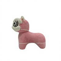 Fauteuil d'appoint créatif en peluche douce et minimaliste, motif Danse du Lion chinois unique, pour la décoration intérieure d'hôtels et de maisons