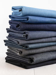 Tessuto Denim di cotone tessuto denim da donna in cotone spandex in poliestere tessuto per pantaloni di jeans giacca di alta qualità 12 oz - Product Image 2