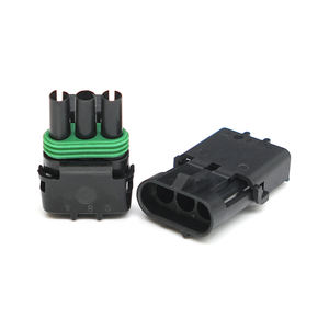 <span class=keywords><strong>Delphi</strong></span> 2.5 12015793 Weather-Pack 3-polige Kfz-Buchse-Wasserdichtes PC-Gehäuse mit hoher Stabilität China OEM-Hersteller - Product Image 4