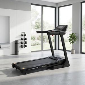 Tapis roulant de gym robuste, capacité 120 kg, pour entraînement à domicile, course à pied, <span class=keywords><strong>jogging</strong></span> et exercices d'endurance - Product Image 1